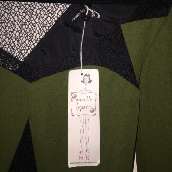 HOST PICK🎉Nanette Lepore NWT Edgy👗w/ Mesh Cutout - Picture 5 of 7