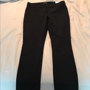 NWT White House Black Market Slim black pants