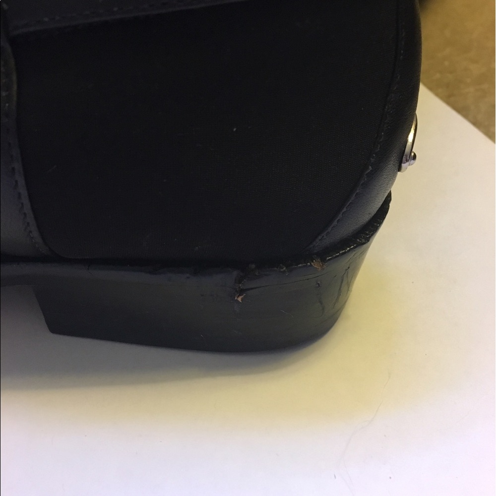 COACH LEATHER AND NYLON RIDING BOOTS - Picture 7 of 7
