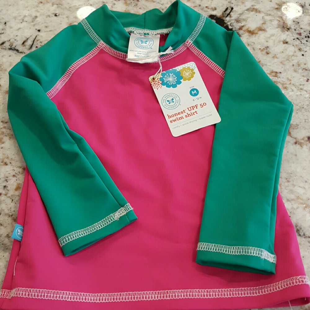 Honest infant swim shirt