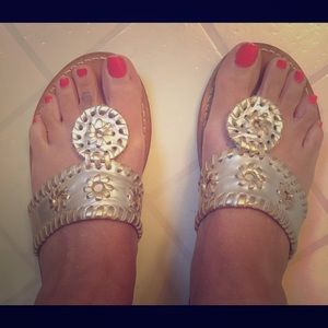 Palm Beach Gold Sandal 6.5