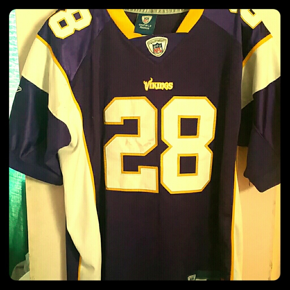 Authentic Adrian Peterson jersey.