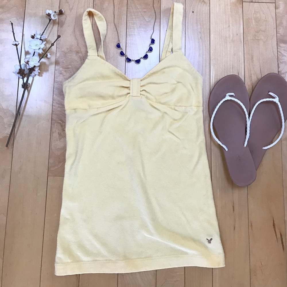 AE yellow tank top