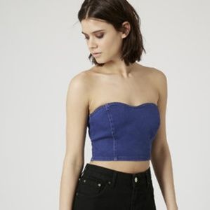 Topshop MOTO Indigo Stretch Bralette