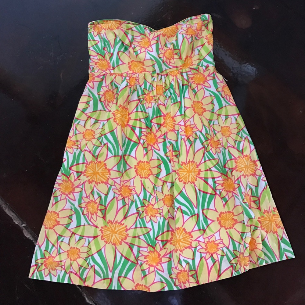 Lilly Pulitzer strapless dress