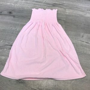 Pink Terrycloth Beach cover up