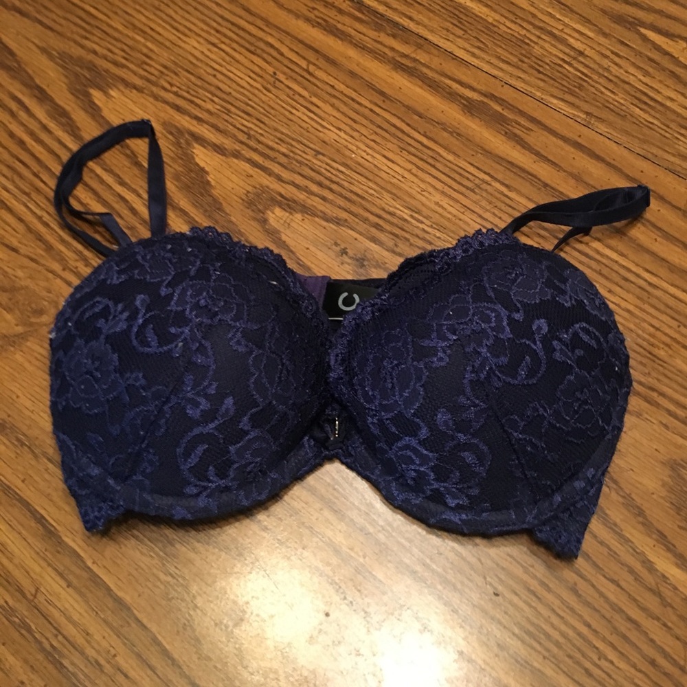 Lacy Blue Bra