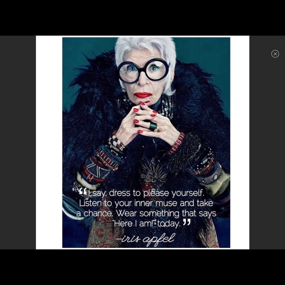 I want to be like her when I get older.