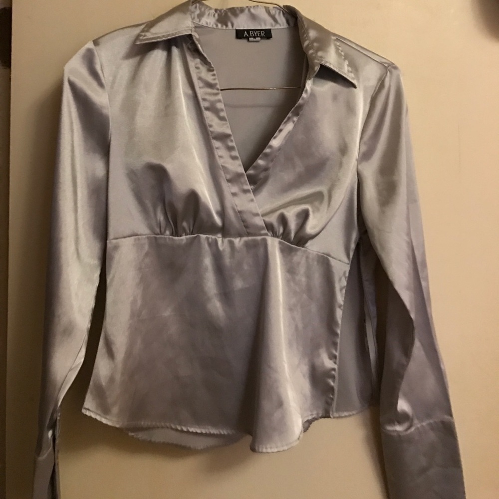 Silver shirt
