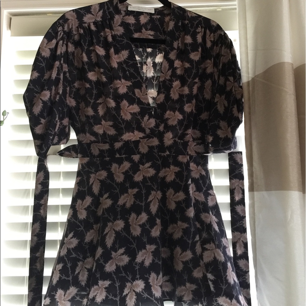 Stella McCartney silk wrap blouse