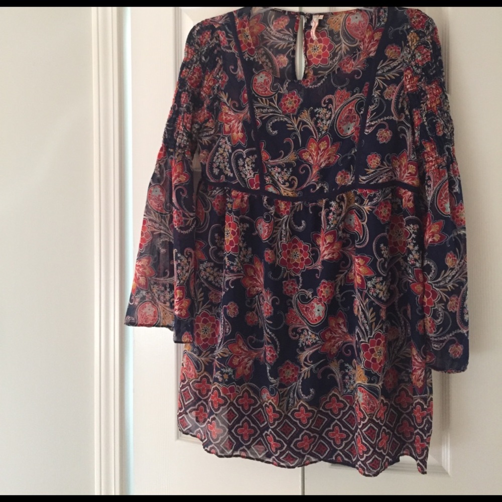 Floral pattern tunic