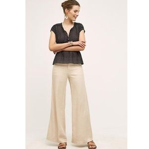 Anthropologie Hei Hei women's wide leg pants 4p