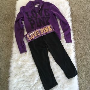 VS pink crop leggings