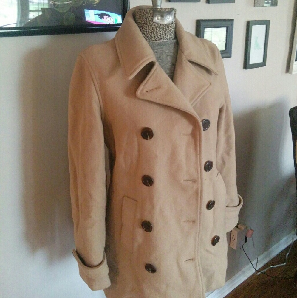 Wool blend peacoat