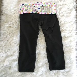 VS pink crop leggings