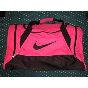 Pink Nike gym bag