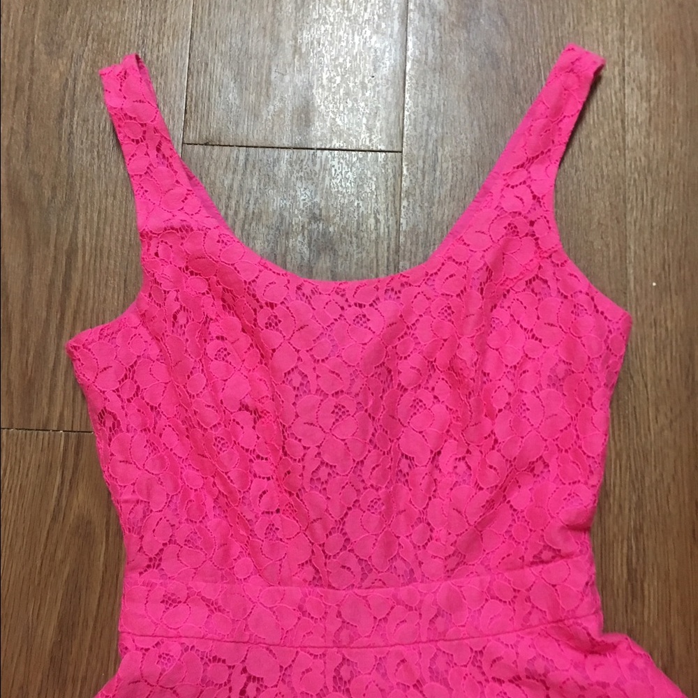 Pink Lace Dress - Picture 2 of 4