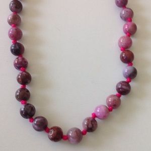 18 inch purple jade necklace flash sale today