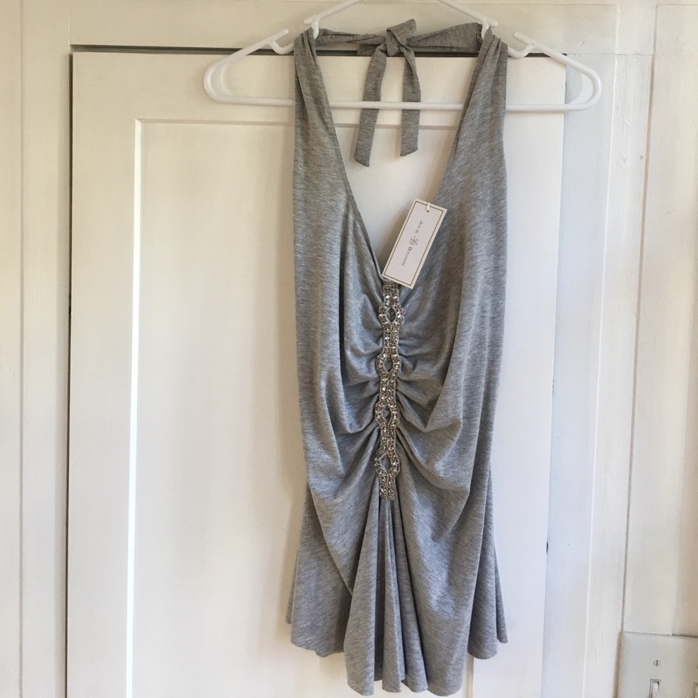 Beaded halter top by Julie Brown
