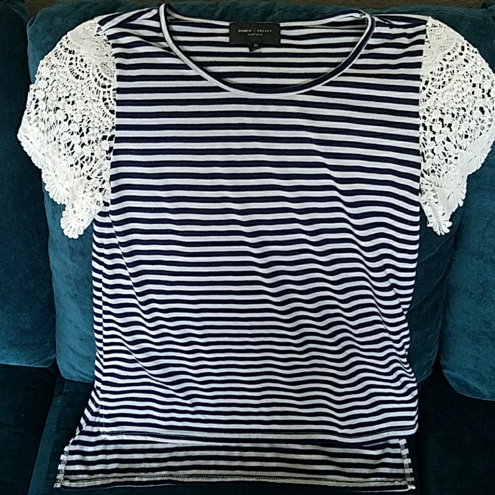 Romeo and Juliet striped shirt