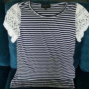 Romeo and Juliet striped shirt