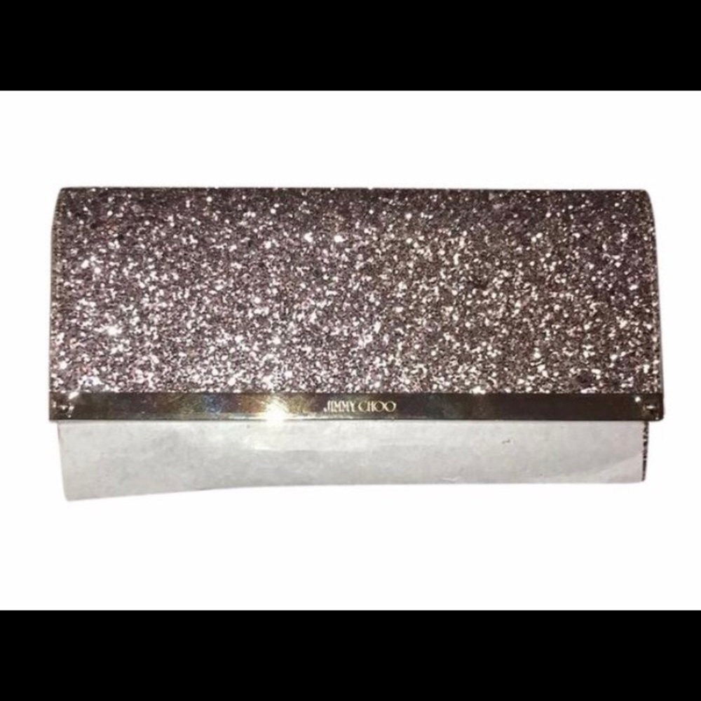 Milla Coarse Glitter Clutch