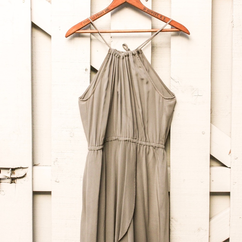 Silk shift dress