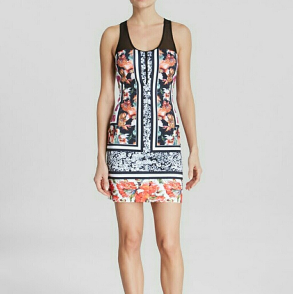 Clover Canyon Floral Garden Neoprene Swim Cover Up