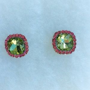 ☀️SALE Pink and Green Earrings
