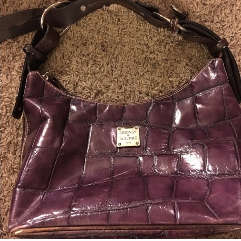 Dooney & Bourke Croco Large Hobo Bag 💜