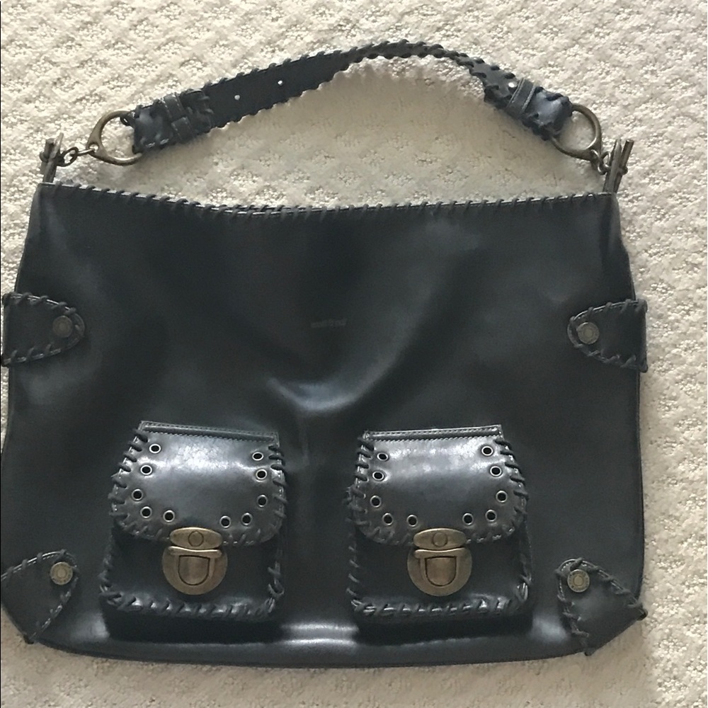 Matt & Nat faux leather black bag hobo