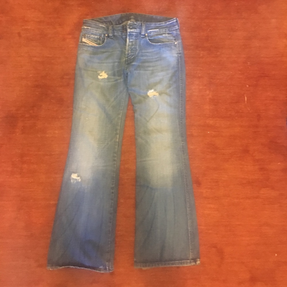 Diesel faded button down jeans