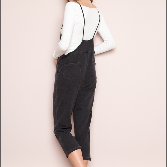 ‼️SOLD‼️Brandy Melville jade overalls - Picture 2 of 2