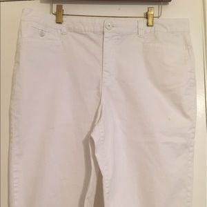 White Bermuda shorts