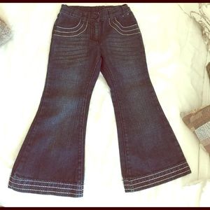 Gymboree Girls Bell Bottom Jeans Sz 4