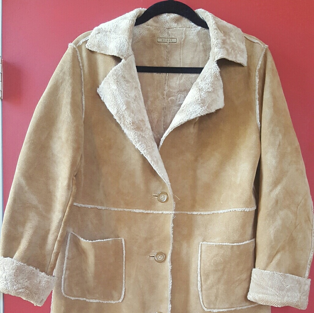 Vintage. GUESS. Leather Jacket.