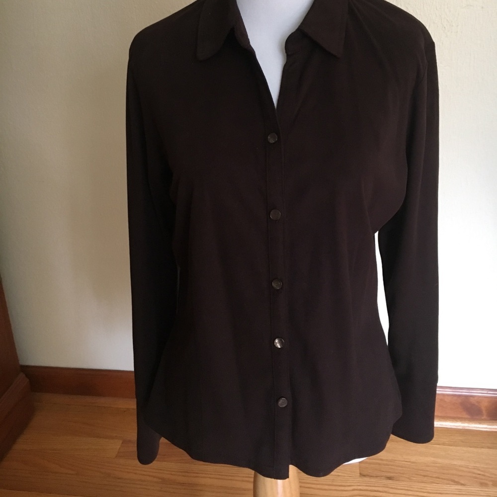 Gorgeous Suede-like J.Jill Blouse