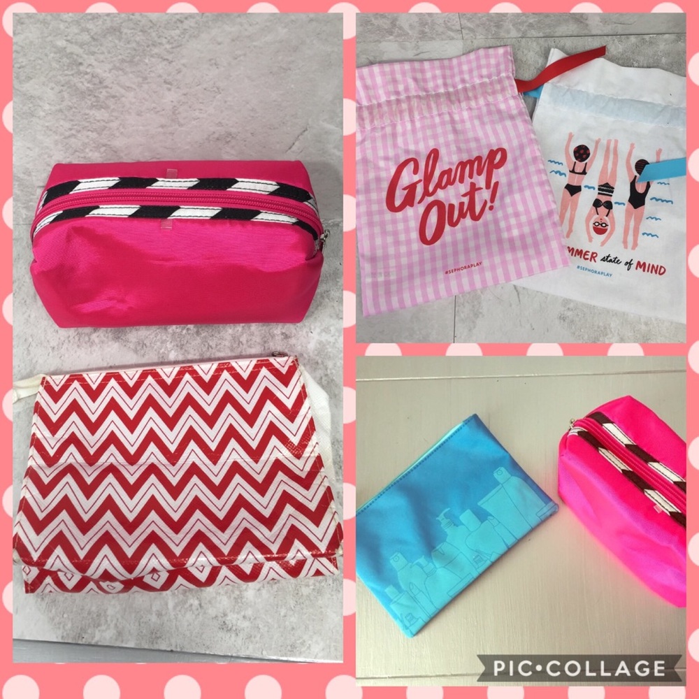 FREE with $20 makeup purchase, NWOT makeup bags