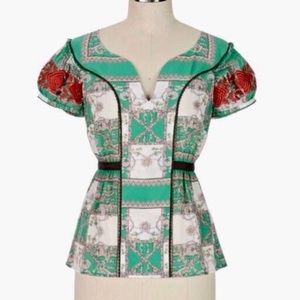 100% silk Anthropologie blouse