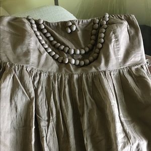 Gap strapless summer dress