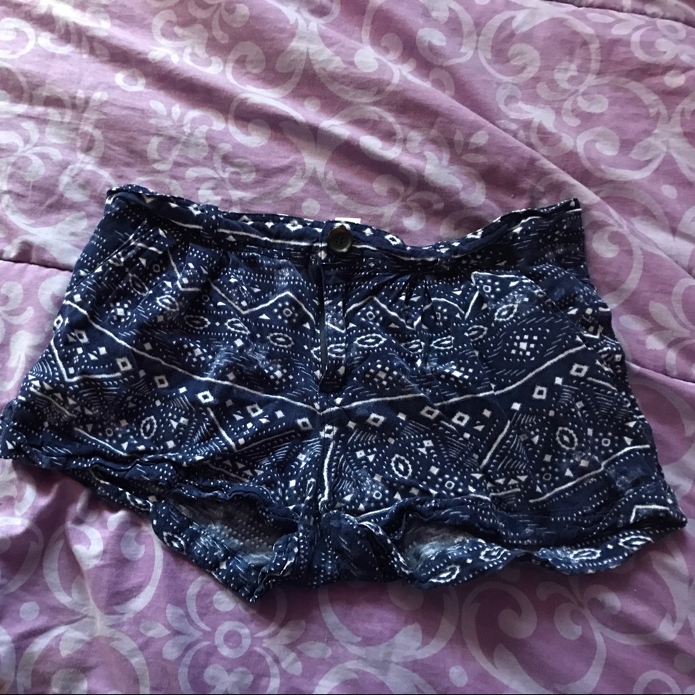 Forever 21 Aztec Navy Shorts