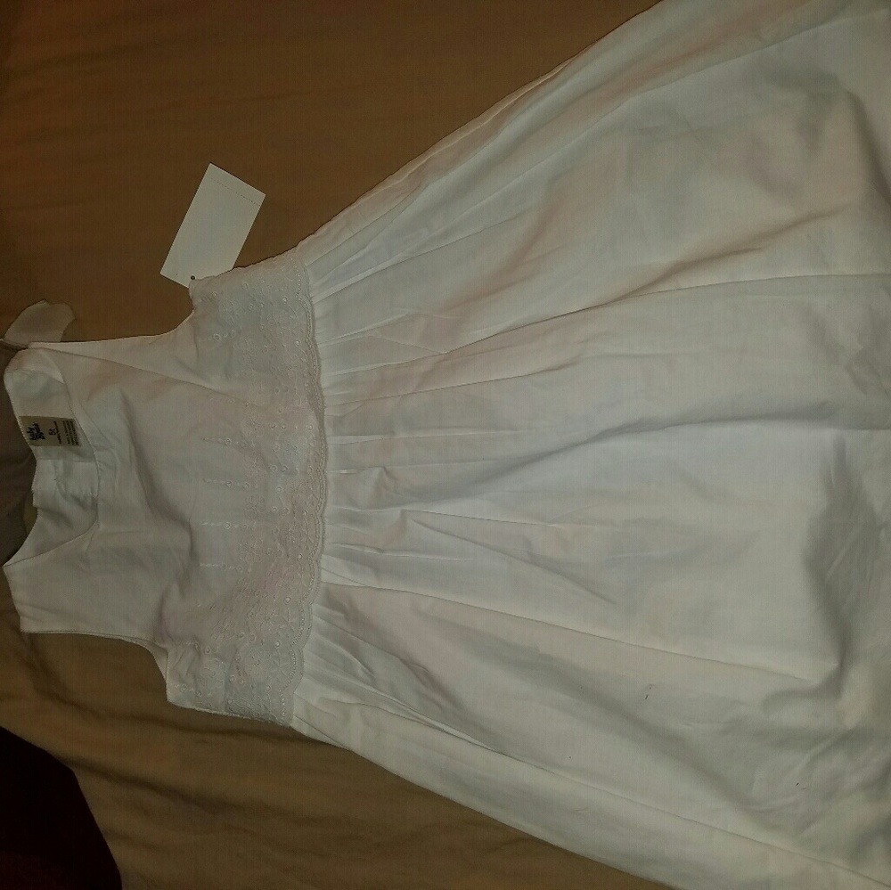 white Oshkosh dress