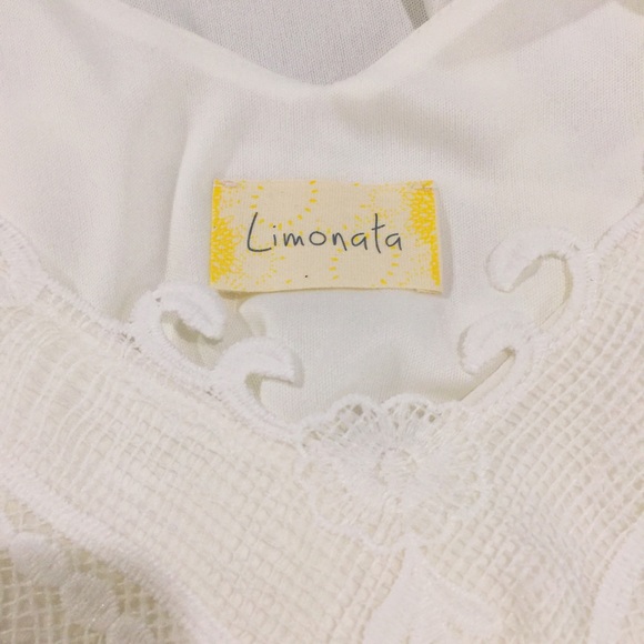 [ lemonade ] NWOT white layered crochet tank - Picture 7 of 8