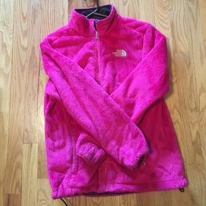 Pink north face