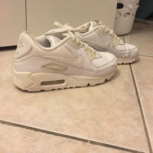 White nike air max