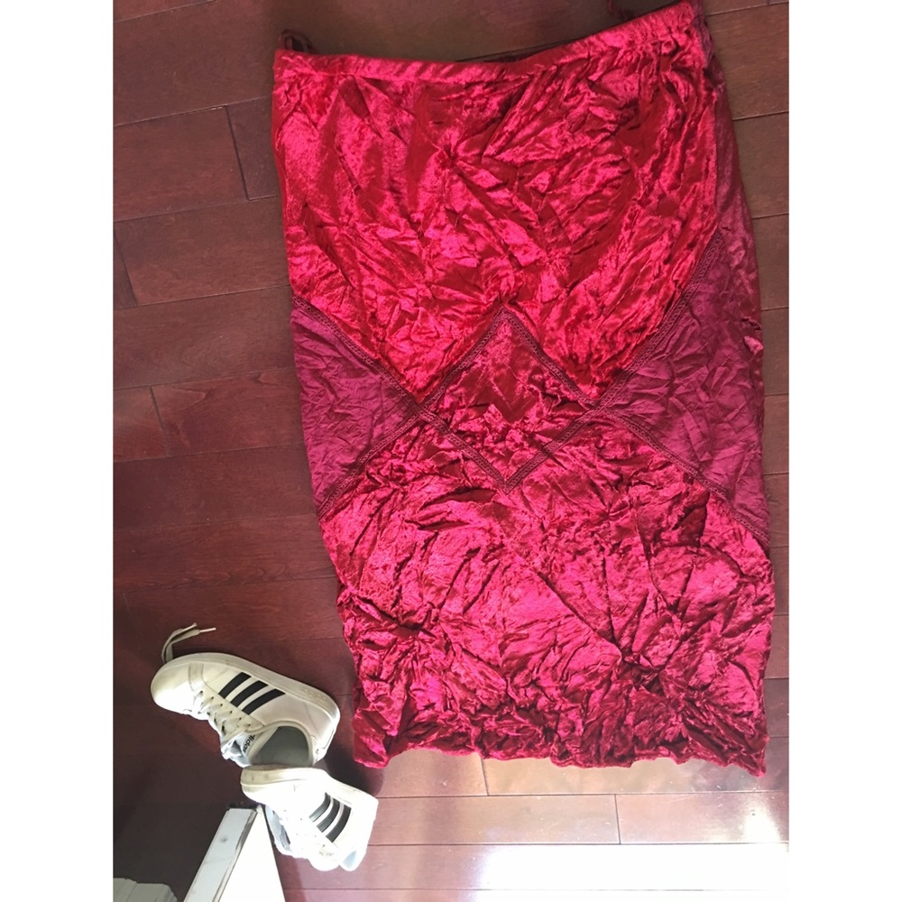 ❌⭕️Strapless Red Dress- Velvet Small