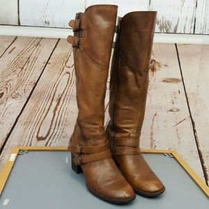 Vintage Born brown leather boots, 11