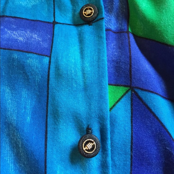 Vintage Bright Blouse - Picture 3 of 4