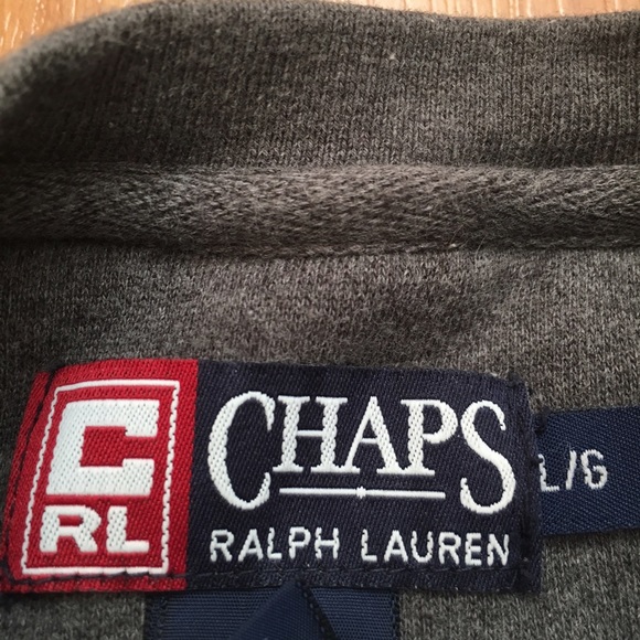 Vtg. 90s Chaps Ralph Lauren Spell Out Crewneck - Picture 5 of 5