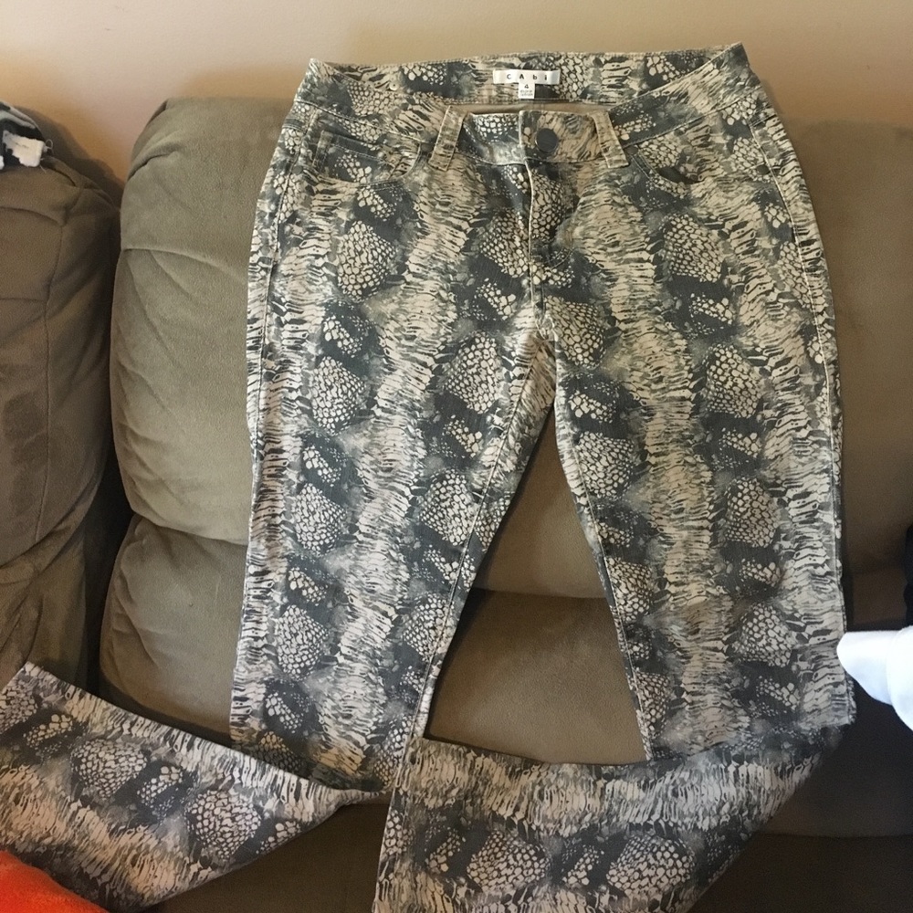 Cabi rattlesnake jeans!!